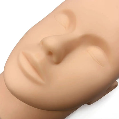 Eyelash Extension Training Head & Lashes Pack Makeup Practice Model Fake Mannequin Head Practicing Lashes Extensions Supplies