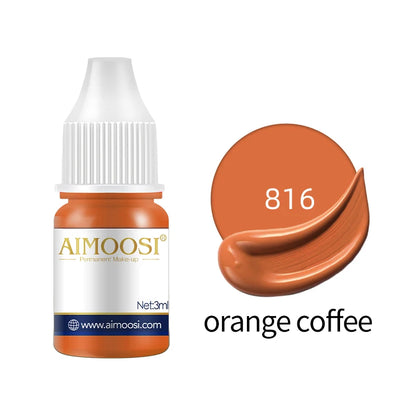 AIMOOSI Lip Tattoo Ink for Semi Permanent Makeup Nano Eyebrows Microblading Pigment 3ML Beauty Health Tattoo Supplies