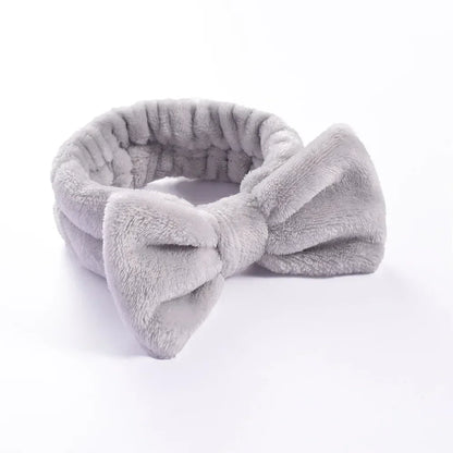 Women Makeup Coral Fleece Headband Wash Face Soft Hair Holder Elastic Top Knot Hairbands Girl Headwear Hair Accessories