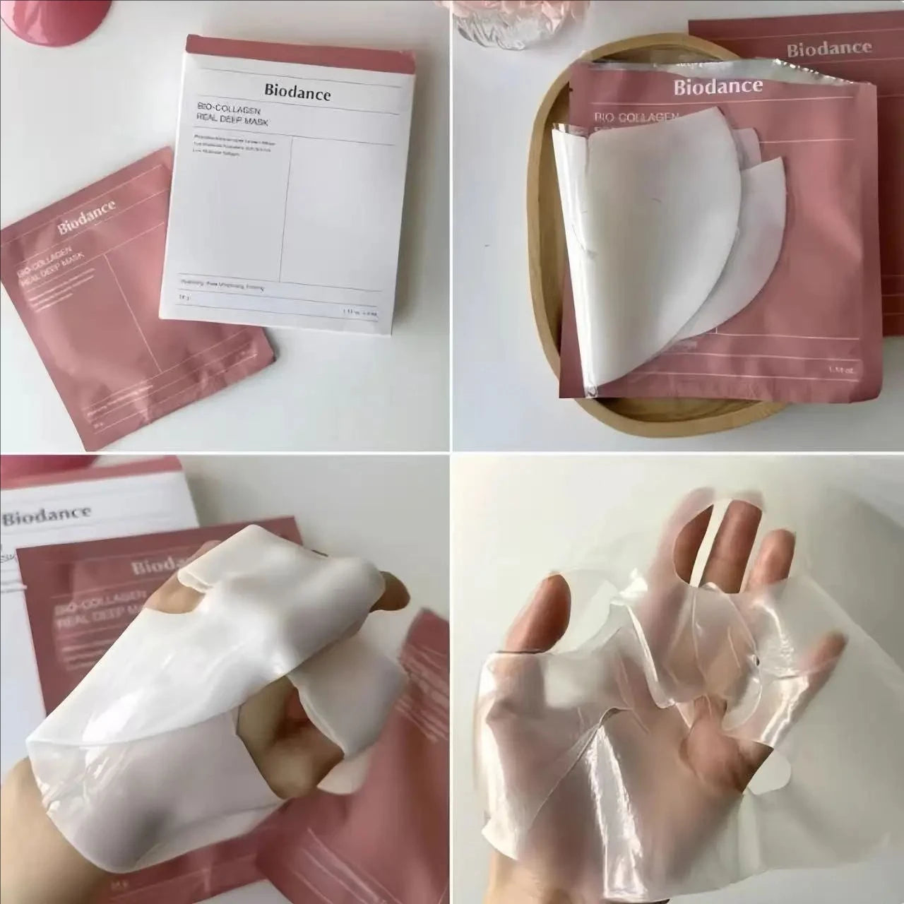Biodance Bio-Collagen Anti-Wrinkle Hydrating Mask Deeply Hydrates Nourishes Moisturizes And Locks In Water Skincare Products