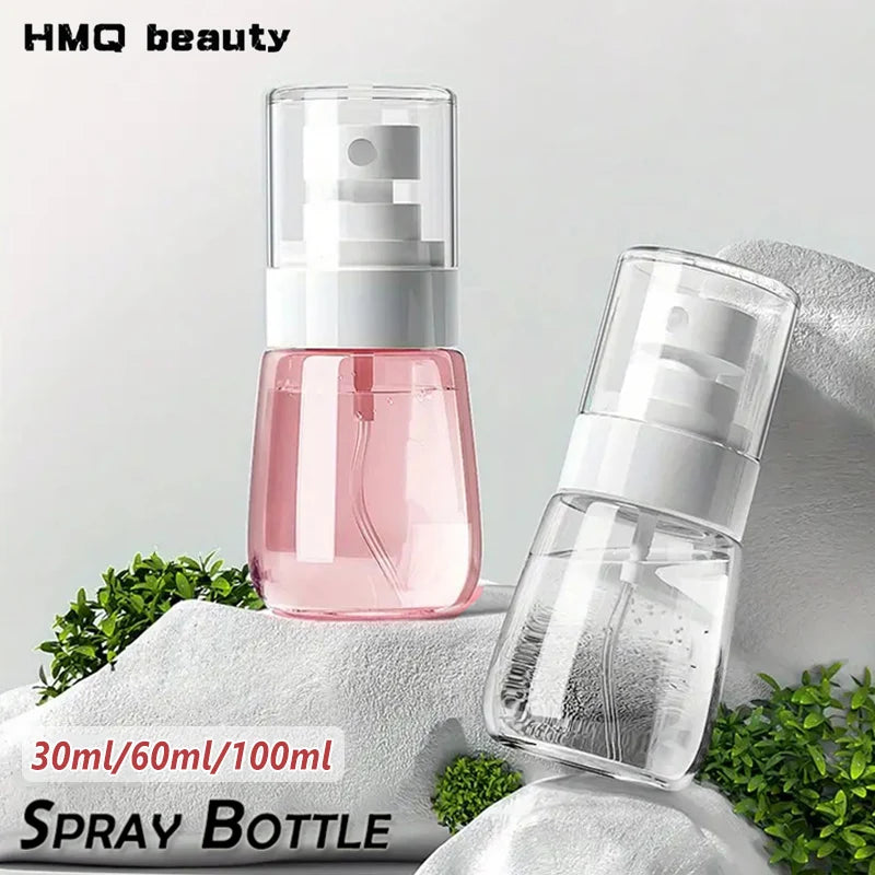 30/60/100ml Refillable Spray Bottles Alcohol Atomizer Mini Fine Mist Liquid Containers for Skin Care Makeup Travel Accessories