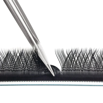 GLAMLASH Y YY W Shape Mesh Fake Natural Eyelash Extension C/D/L/LU Makeup Lashes Hand-woven Y False Premade Volume Lash