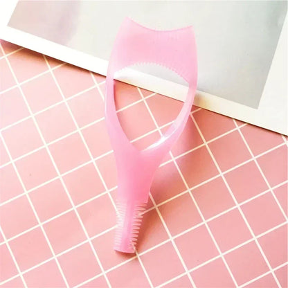 1/3pcs Plastic Portable Mascara Shield Applicator Eyelash Guide Aids Eye Lash Comb Eyelash Curler Women Girls Eyes Makeup Tools