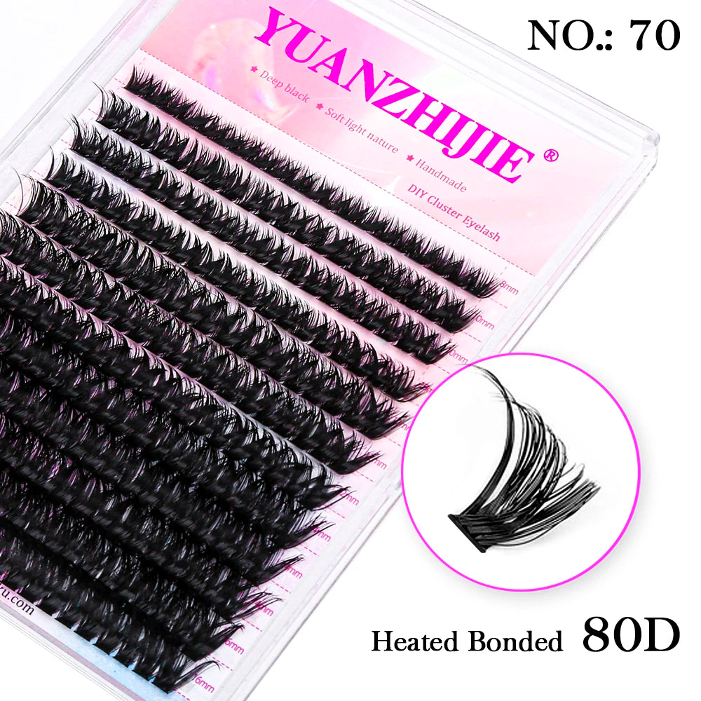 Super Cheap MASSCAKU Segemented DIY Handmade Make up Fake Lashes Cosplay Eyelashes Brush Bond maquillaje Makeup Products Fan