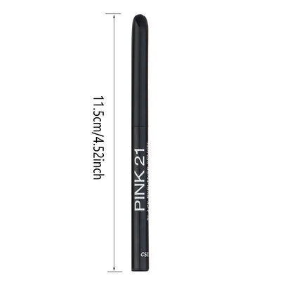 5Pcs Black Eyeliner Pencil Set - Waterproof, Long-Wearing, Easy Twist-up Application for Perfect Eye Makeup