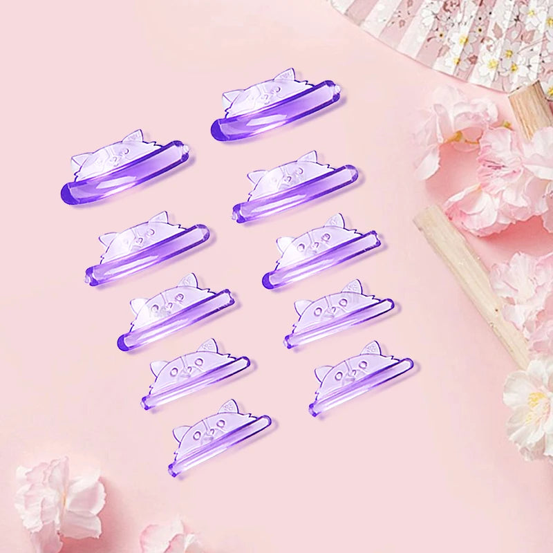 5 Pairs C Curl Silicone Lash Lift Pads Sticky Eyelash Perm Rods Shield – 3D Lash Curler Makeup Accessories