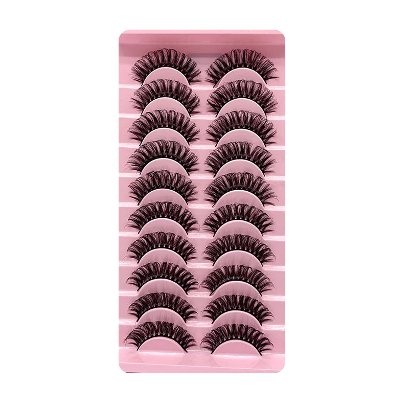 2/10Pairs 3D Mink Lashes russian strip lash Dramatic False Eyelashes Faux Cils Makeup Wholesale Fake Eyelash Extension maquiagem