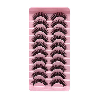 2/10Pairs 3D Mink Lashes russian strip lash Dramatic False Eyelashes Faux Cils Makeup Wholesale Fake Eyelash Extension maquiagem