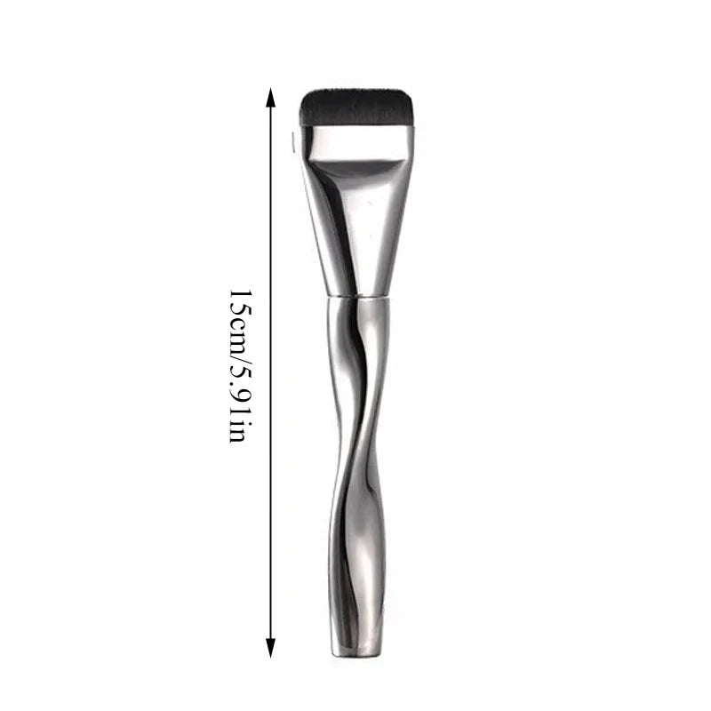 YS00157---One-Word Foundation Brush Lightweight And Thin Face Contour Brush Flat Contour Brush Foundation Cream Makeup Brushes