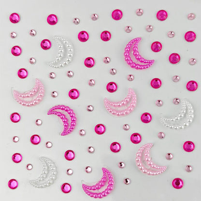 1pc 3D Aurora Seashell Temporary Tattoo Sticker Dreamy Mermaid Makeup Stick-on Pearls Facial Eyeshadow Gems Decal Face Jewels