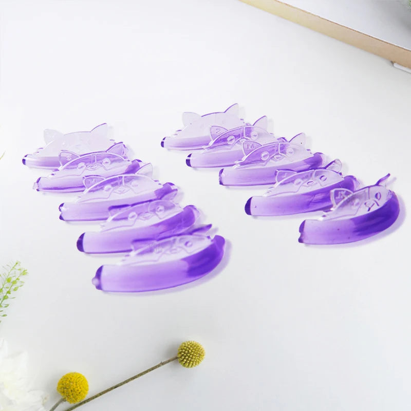 5 Pairs C Curl Silicone Lash Lift Pads Sticky Eyelash Perm Rods Shield – 3D Lash Curler Makeup Accessories