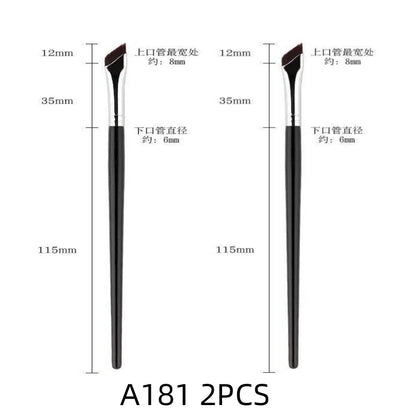 Upgrade Blade Eyeliner Brush Ultra Thin Fine Angle Flat Eyebrow Brush Liner Brow Place Makeup Brush Precise Detail Brush