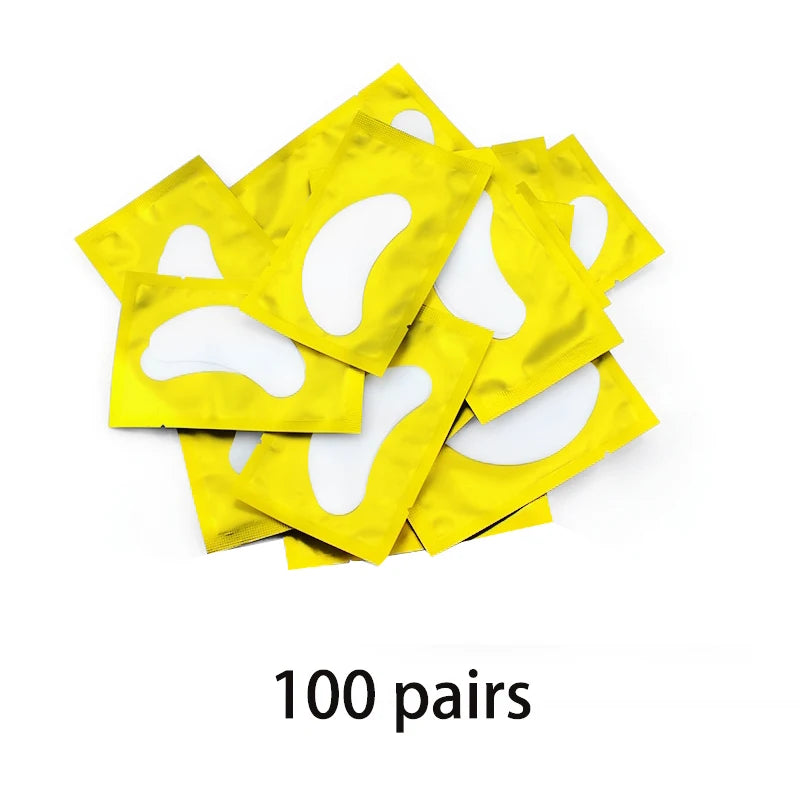 50/100pcs Eye Patches Eyelash Extension Under Eye Pads Makeup Eyelash Patches Tip Stickers Pads For Eyelash Extension Makeup