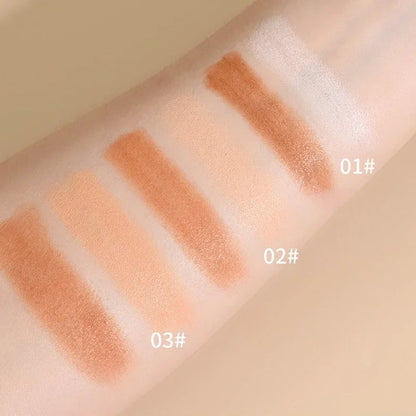 Double Head Highlight Pen High Quality Makeup Base Foundation Stick Contouring Stick for Three-dimensional Nose Bridge Shadow