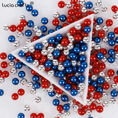 3/4/5/6/8/10mm  No Hole ABS Pearl Bead For  Makeup Box Filling Bead  Christmas/Garment Sewing /DIY Crafts Decoration  V0824