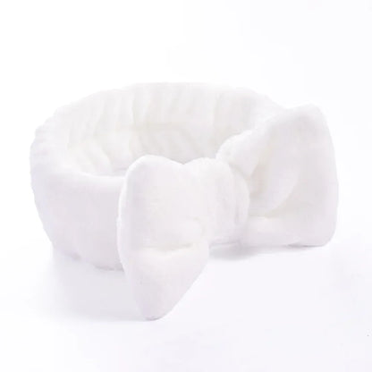 Women Makeup Coral Fleece Headband Wash Face Soft Hair Holder Elastic Top Knot Hairbands Girl Headwear Hair Accessories