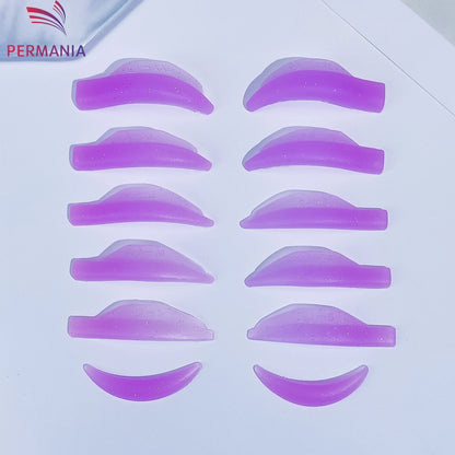 Permania Reusable Eyelash Lifting Silicone Lamination Pad Eyelash Perm Rods 3D False Eyelashes Extension Curler Pad Makeup Tools