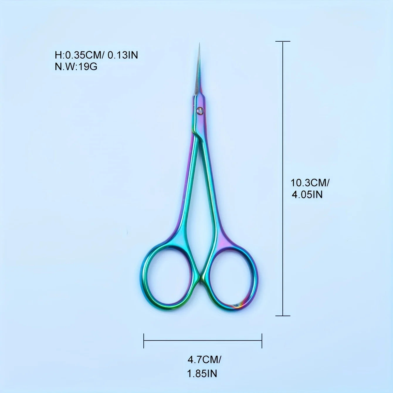 Stainless steel Russian-style dead Light Beige scissors Super Sharp Elbow Sharp Blade Edge Nail Trimming Tool Beauty Tool