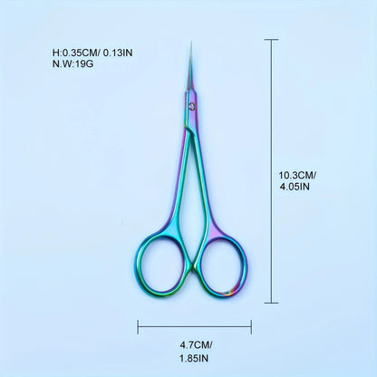 Stainless steel Russian-style dead Light Beige scissors Super Sharp Elbow Sharp Blade Edge Nail Trimming Tool Beauty Tool