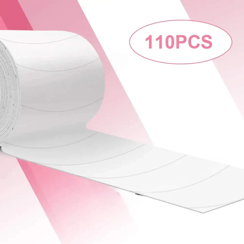 110PCS/roll Foam Eye Pads Eye Tapes for Grafting Lashes Eyelash Patches Under Eye Pads Stickers Lash Extension Supplies
