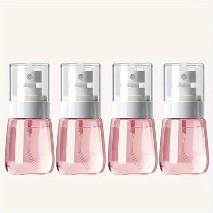 2/4PCS Refillable Spray Bottles 30/60/80ml Alcohol Atomizer Mini Fine Mist Liquid Containers Skin Care Makeup Travel Accessorie