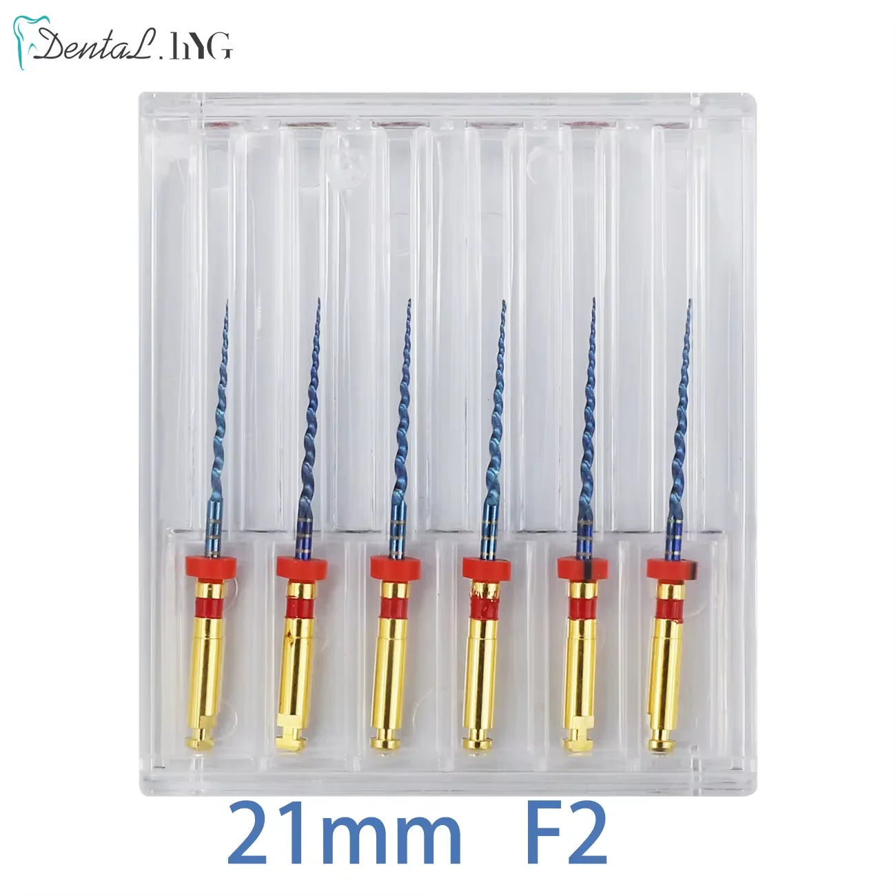Dental Root Canal File Gold Endo Rotary Super Files Golden Endodontic Files 21mm 25mm Nickel Titainium Instrument Dentistry