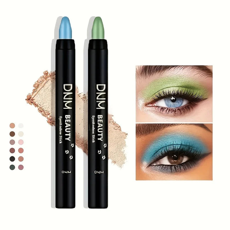 16 Colors Pearlescent Eyeliner, Color Glitter Waterproof Long-Lasting Eye Makeup Non-smudge Eyeliner