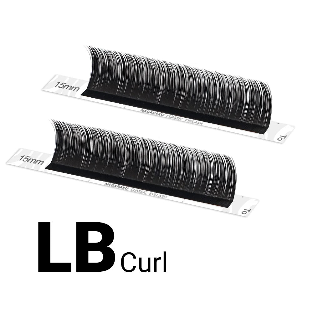 NAGARAKU Eyelash Extensions N M L LB LC LD Curl Mink Eyelash Individual Makeup False Lashes Magnetic Eyelashes