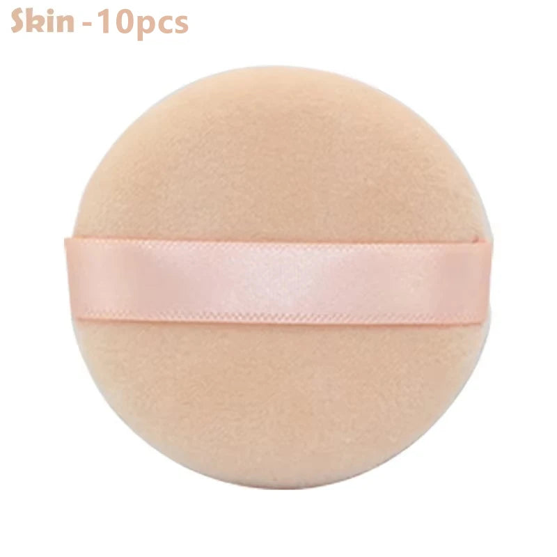 5/10Pcs Round Makeup Sponges Cosmetics Tools Soft Velvet Powder Puff Blender Sponges Facial Foundation Puffs Make Up Accessories