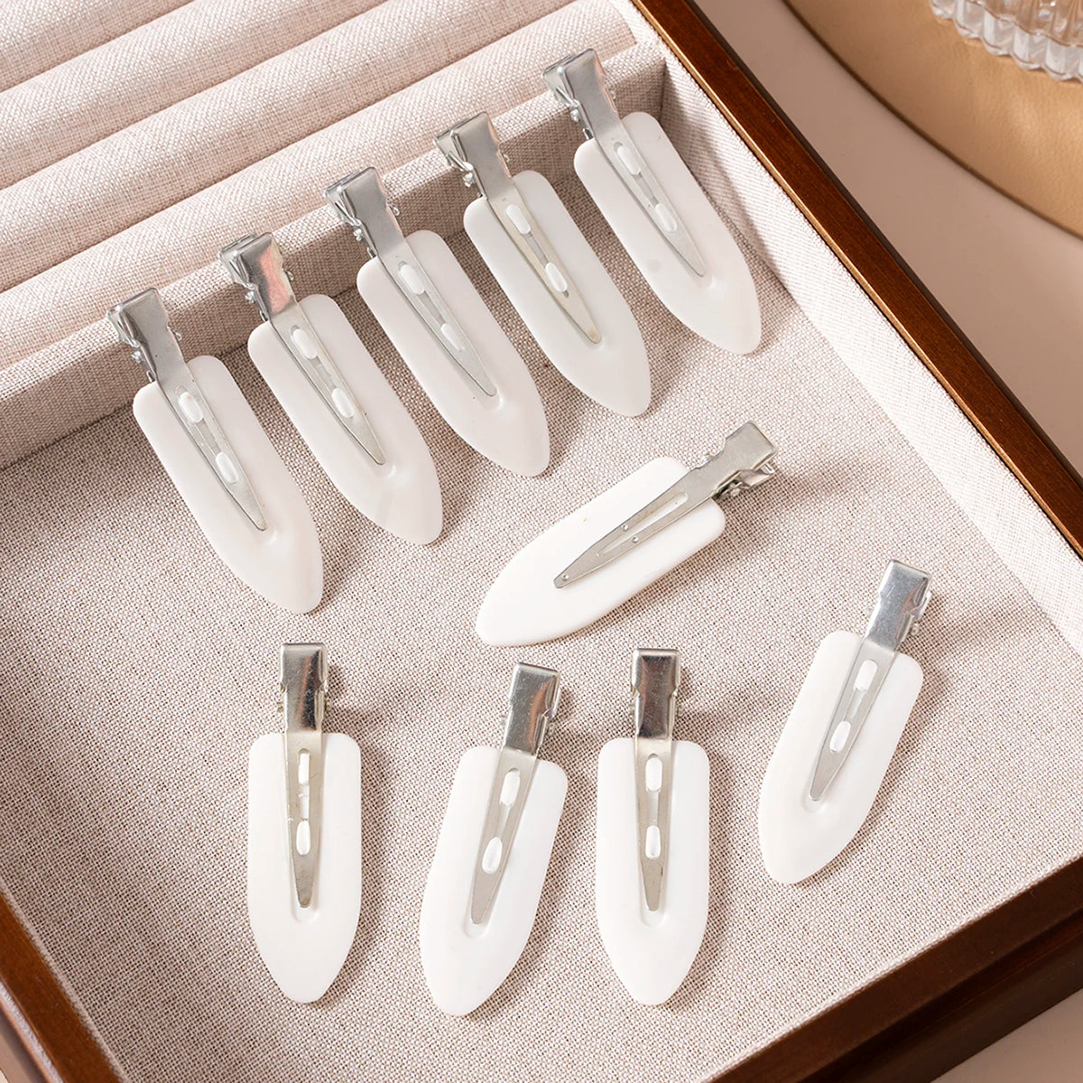 10pcs/set No Bend Seamless Hair Clips Side Bangs Barrette Makeup Washing Face Accessories Women Girls Styling Hairpins