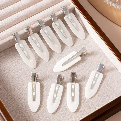 10pcs/set No Bend Seamless Hair Clips Side Bangs Barrette Makeup Washing Face Accessories Women Girls Styling Hairpins