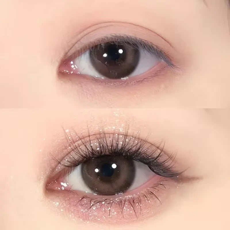 352 soft and lightweight fish tail single cluster eyelashes, 10-12 millimeters - perfect for daily makeup and eyelash extension