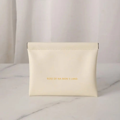 Fashion Simple Lipstick Makeup Bag Portable Mini Cosmetic Organizer Pouch PU Travel Jewelry Handbag Key Small Bags Storage Bag