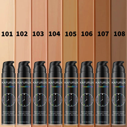 8 Colors Shade Full Coverage Concealer Liquid Foundation Korean Makeup High Coverage Base Cosmetic Cushion Foundation Cream Gift
