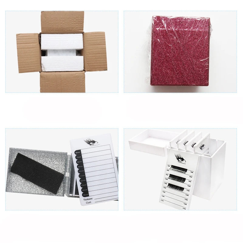 5/10 Layers False Lashes Storage Box Display Stand Organizer Boxes Eyelash Extension Glue Pallet Eyelashes Lifting Makeup Tool