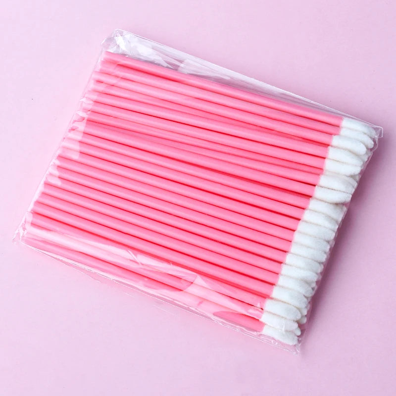 YSDO 5/50 PCS Crystal Lip Brushes Makeup Eyelash Extension Mascara Applicator Lipstick Wands Lip Brush Cosmetic Tools