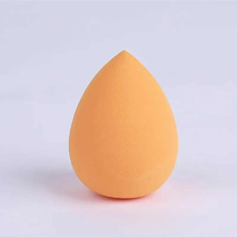 1pc Empty Transparent Puffs Drying Box Storage Case Portable Sponge Stand Cosmetic Egg Shaped Rack Makeup Puff Holder