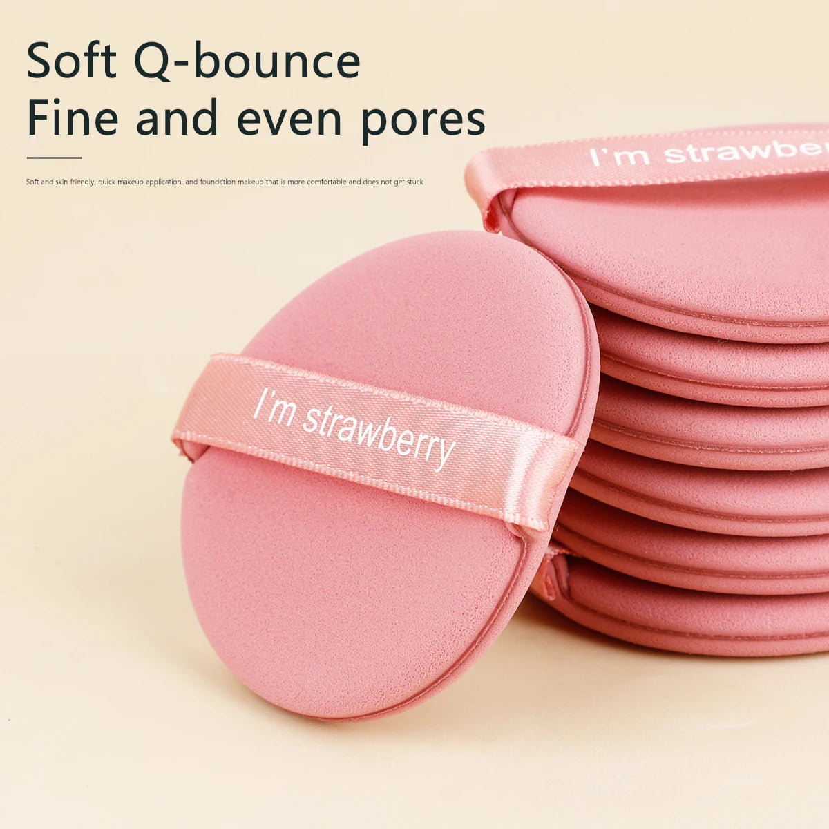 7pcs Air Cushion Puff Wet And Dry Reusable Sponge Puff For Liquid, Cream, Foundation And Powder Makeup Tool With A Storage Case