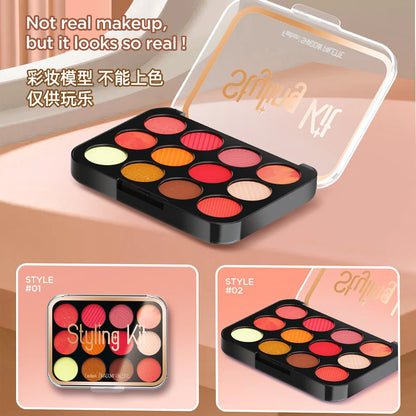 Pretend Makeup Toy Set For Girls, Children'S Performance Handbag,Princess Role Play Toy,Portable Design Princess Cosmetics Bag,
