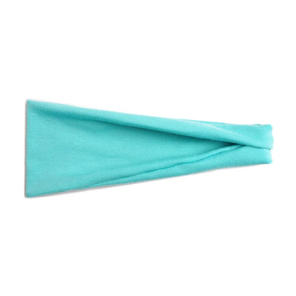 Women Solid Color Wide Elastic Headband Adjustable Cotton Sport Yoga Hair Band Fashion Turban Makeup Hair Hoop Hair Accessories