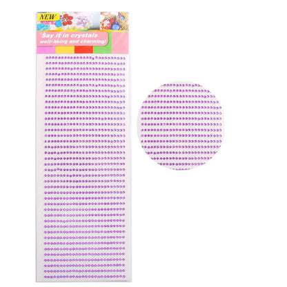 New 3mm Rhinestones for Face Makeup Crystals Bright Face Jewelry Gems Stickers Children's Stickers Adhesive Glitters for Face