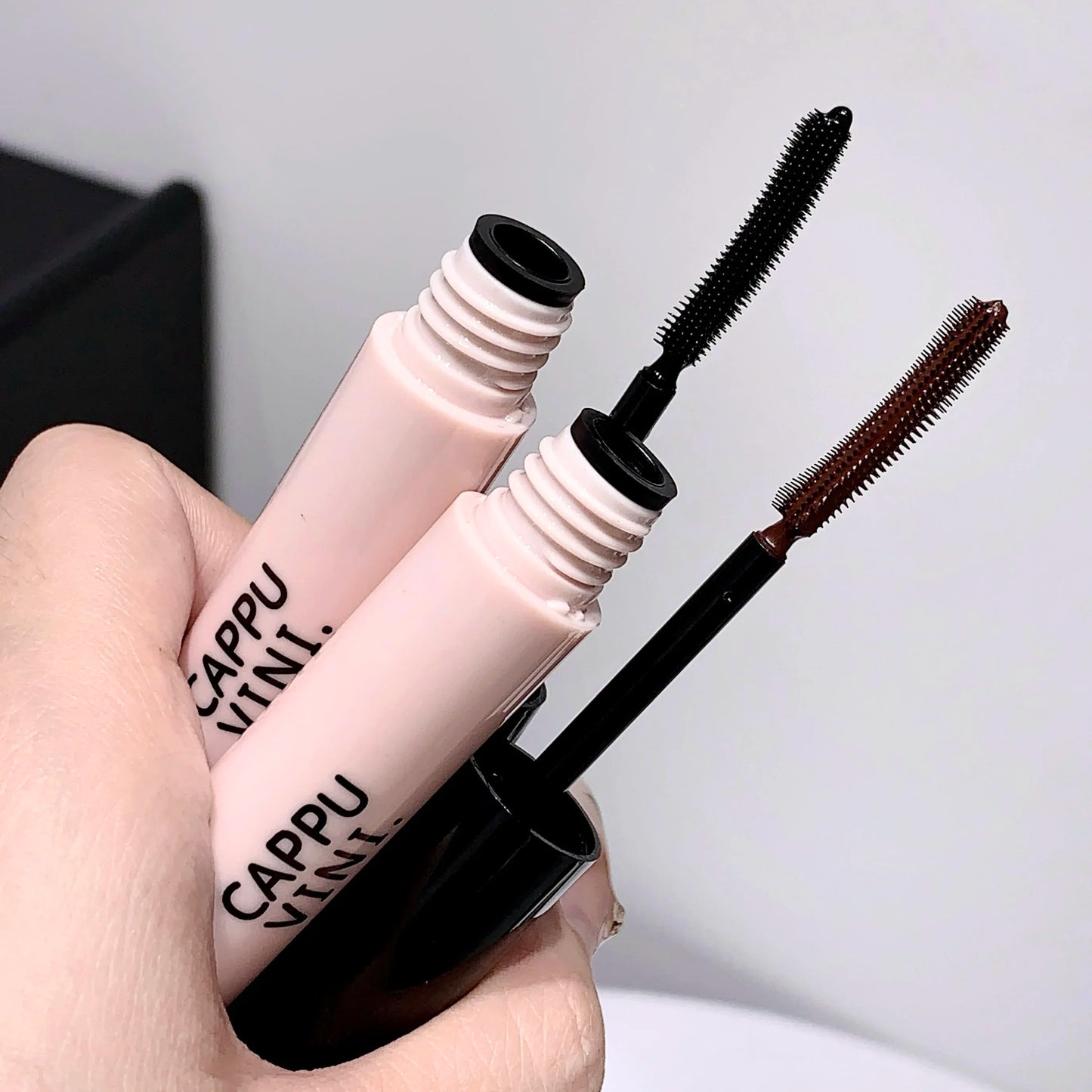 Black Brown Lash Eyelash Extension Mascara 3D Lengthening Natural Curling Eye Lashes Brush Beauty Makeup Long-wearing Mascara
