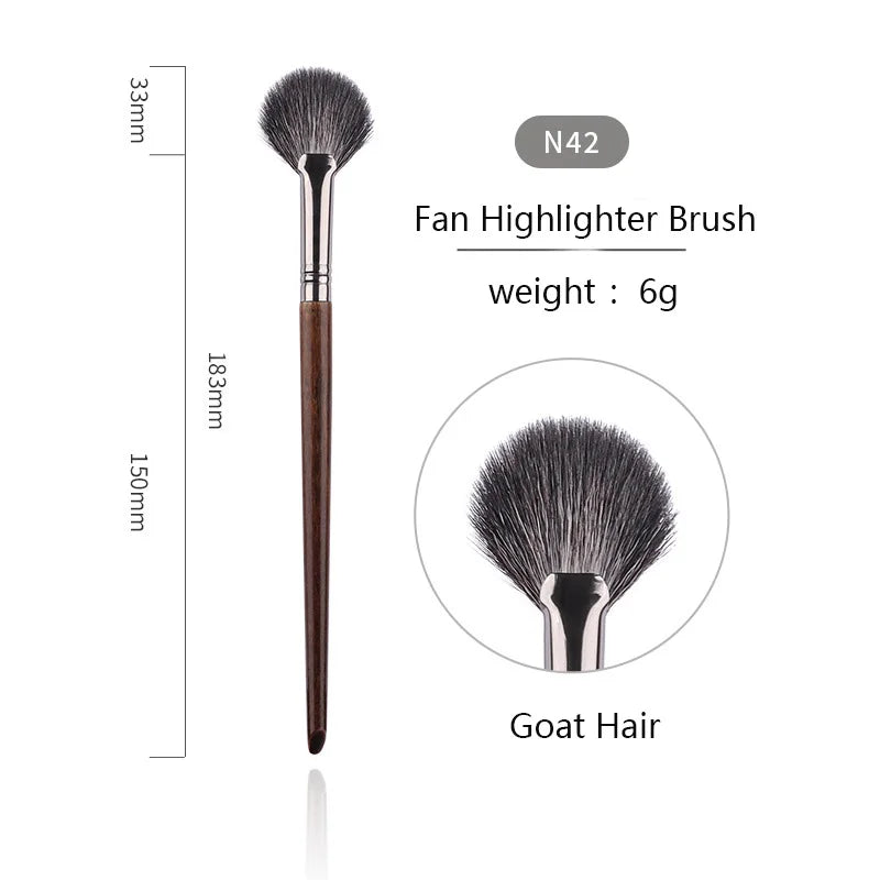 OVW Animal Hair Makeup Brush Complete Set 28PCS Lip Brushes Eyeshadow Brush Soft Makeup Brush Beauty Tools Smudge Brush Single