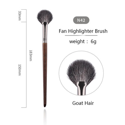 OVW Animal Hair Makeup Brush Complete Set 28PCS Lip Brushes Eyeshadow Brush Soft Makeup Brush Beauty Tools Smudge Brush Single