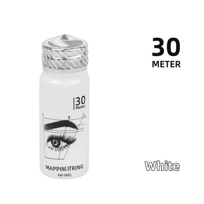 30m Microblading Pre-Inked Mapping String Eyebrow Makeup Dyingliner Thread Borw Permanent Positioning Measurement Tattoo Tools