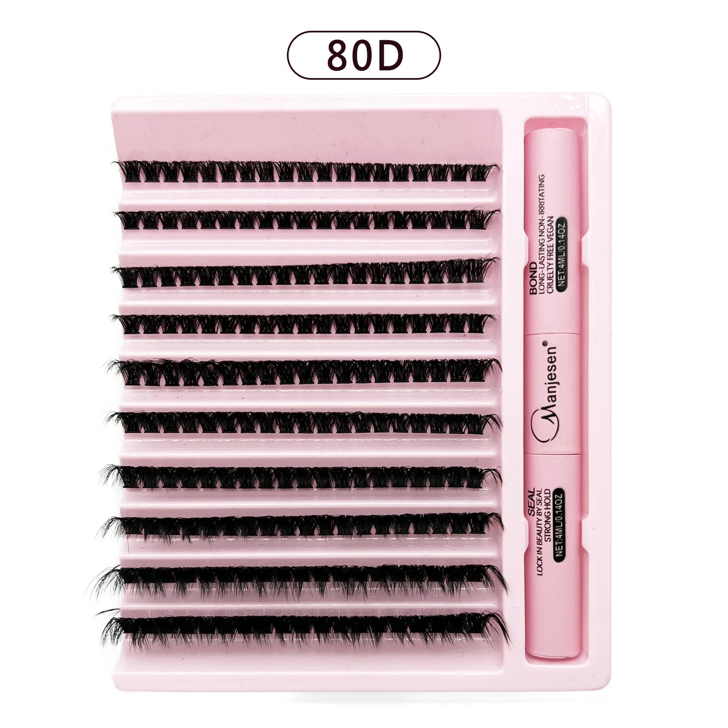 Eyelashes 200 PCS Clusters Lash Bond and Seal Makeup tools DIY Lashes Extension kit for gluing  Lashes Gluing Glue  Accessories