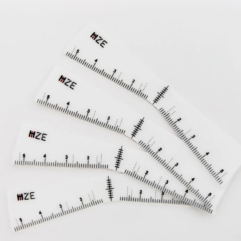 Mapping Eyebrow Ruler Stickers Microblading Adhesive Brow Measurement Stencil Brows Shaping Tools Tattooing Desgin Makeup Supply
