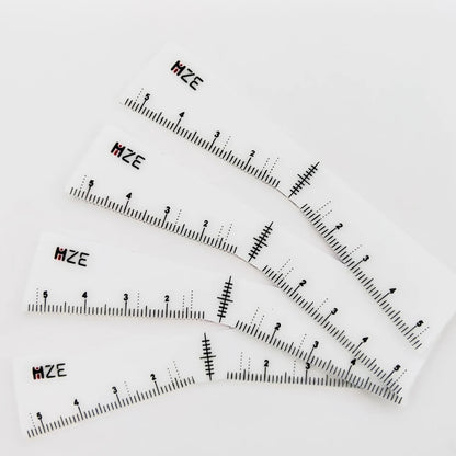Mapping Eyebrow Ruler Stickers Microblading Adhesive Brow Measurement Stencil Brows Shaping Tools Tattooing Desgin Makeup Supply