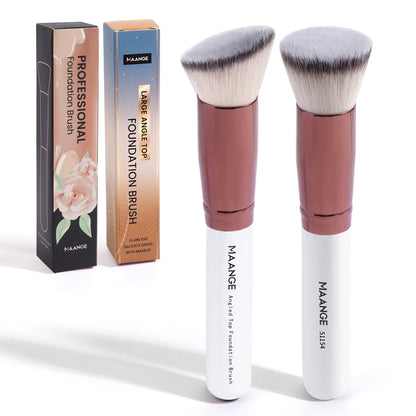 Maange 1PCS Makeup Brush with Box Foundation Concealer Powder Blush Contour Brush Dense Soft Bristle Brush Beauty Tool For Women