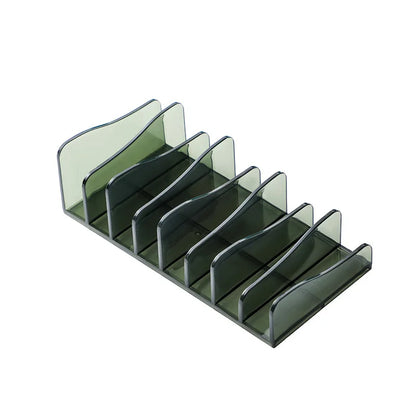 DVD/CD Organizer,Eyeshadow Palette Storage Tray Cosmetics Rack Makeup Tools Compartment Holder Sunglasses Storage Shelf